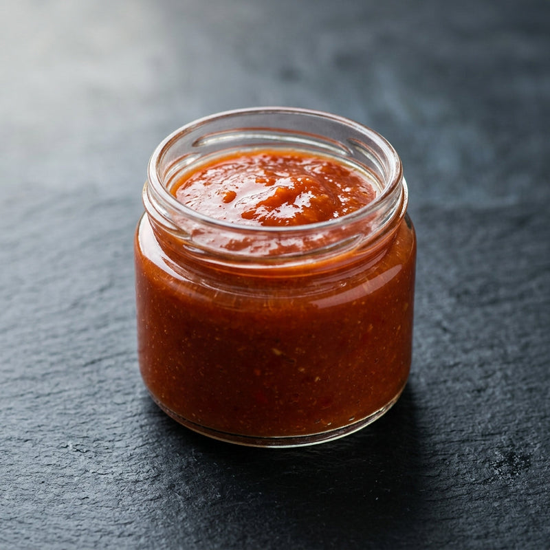 Cocktail Sauce on dark slate at Ghan Bros Seafood, Fyshwick
